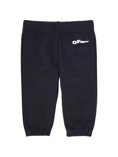 Off-white Babies' Type Track Pants In Blue