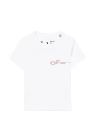 Off-white Babies' Type T-shirt In White