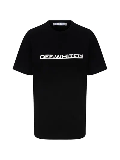 Pre-owned Off-white Underlined-logo T-shirt In Black