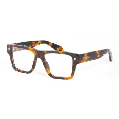 Off-white Unisex Black Square Eyeglass Frames Oerj075style75 6000