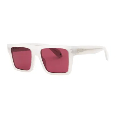 Off-white Unisex Black Square Sunglasses Oeri109lawton 0928 In ["red"]