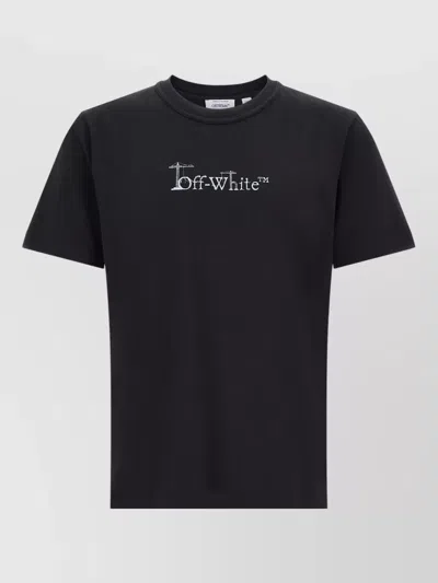 Off-white Urban Nature Graphic Crew Neck T Shirt In Black
