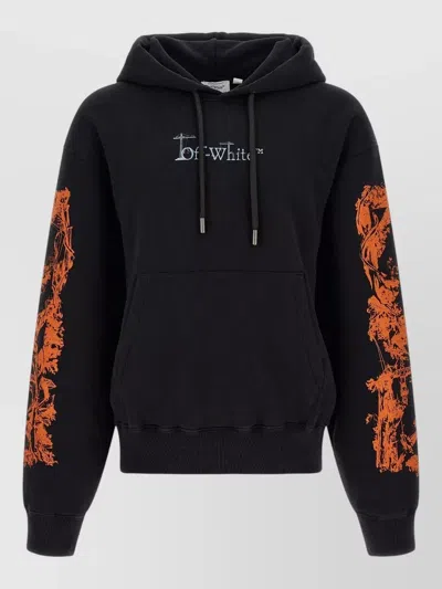 Off-white Urban Nature Graphic Hoodie Long Sleeve In Blue