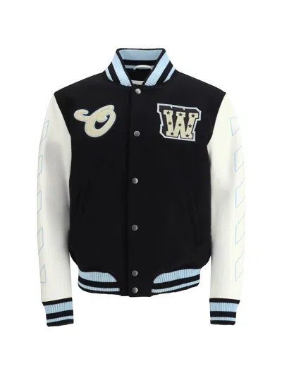 OFF-WHITE OFF-WHITE VARSITY STAR LOGO JACKET
