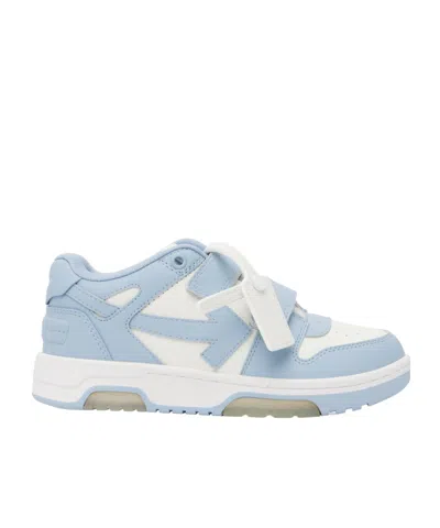 Off-white Velcro Low-top Sneakers In Animal Print