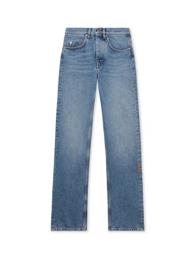 Off-white Venus Denim Pants In Light Medium Blue Light Medium Blue