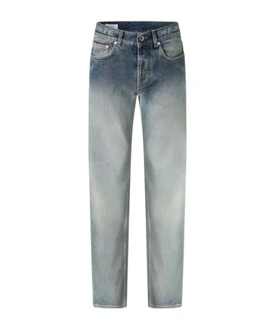 Off-white Versatile And Fashionable Pants In Blue