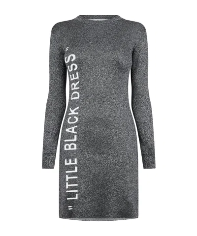 Off-white Versatile Slim-fit Dress In Gray