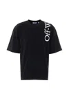 Off-white Off White Vertical Bookish Skate Cotton T-shirt In Black
