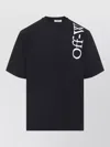 Off-white Off White Vertical Bookish Skate Cotton T-shirt In Black