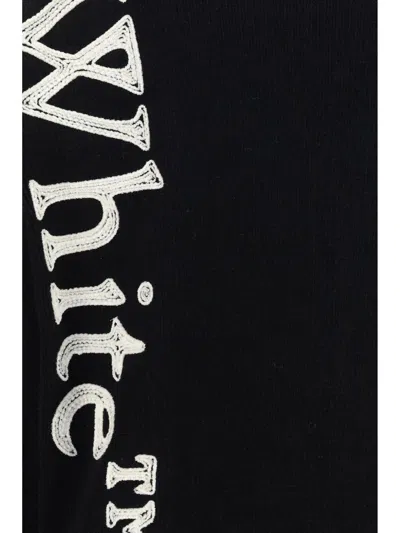 Off-white Vertical Bookish Sweater In Black