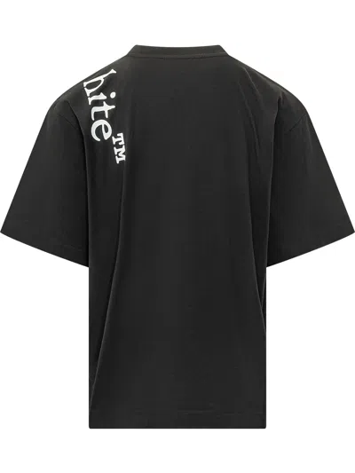 Off-white Vertical Bookish Tee In Black