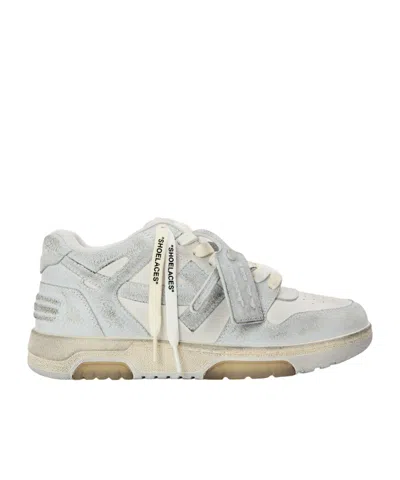 Off-white Vintagefinish Lowtop Sneaker In White