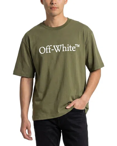 Off-white Virgil Big Bookish Skate T-shirt In Animal Print