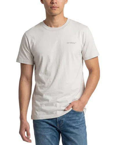Off-white Virgil Bookish Slim T-shirt In Gray