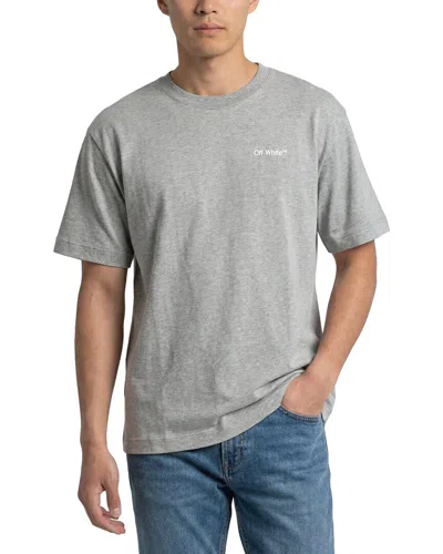 Off-white Virgil Chain Arrow T-shirt In Gray