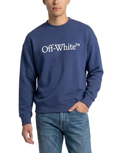 Off-white Virgil Skate Crewneck Sweatshirt In Blue