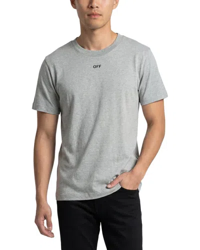 Off-white Virgil Spray Arrow T-shirt In Gray