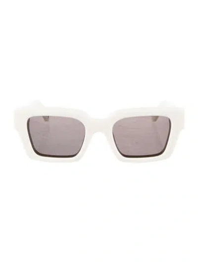 Pre-owned Off-white Virgil Square Sunglasses In White
