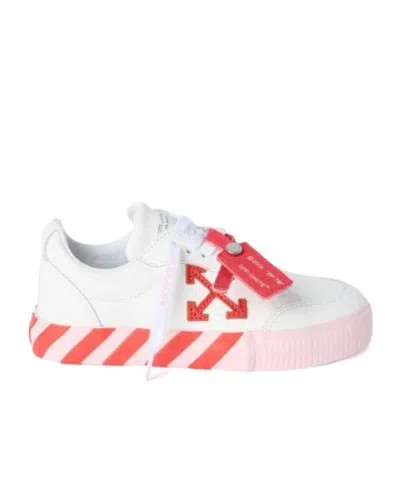 OFF-WHITE OFF-WHITE KIDS VULCANIZED LOW SNEAKERS