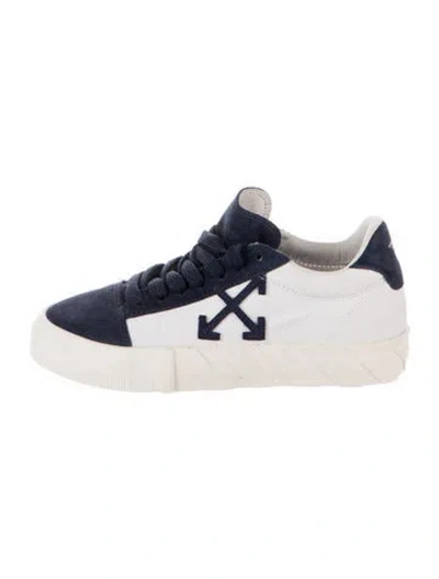 Pre-owned Off-white Vulc Low Sneakers In Blue/neutrals