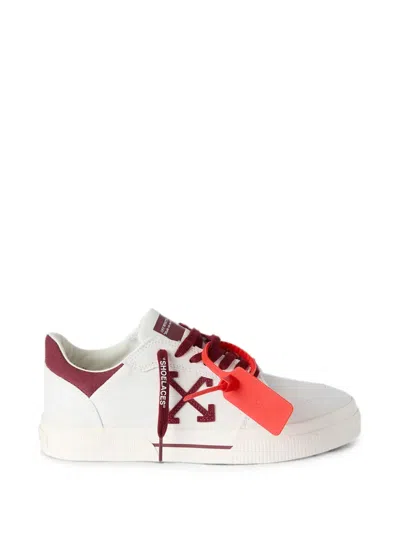 Off-white Vulc Panelled Sneakers In White