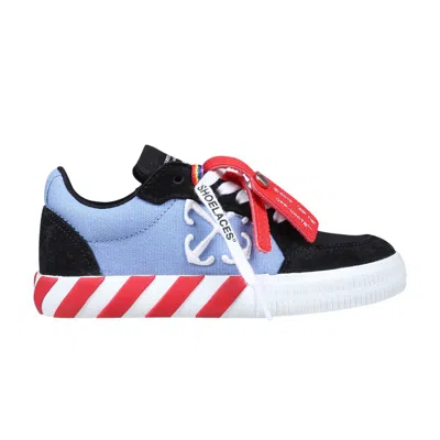 Pre-owned Off-white Vulc Sneaker Kids 'black Light Blue' | Kid's Size 37
