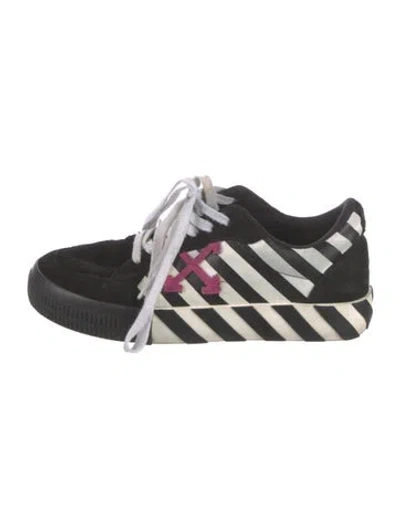 Pre-owned Off-white Vulc Sole Low Sneakers In Black