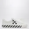Off-white White Black Graphics Leather Sneakers In White