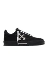 Off-white Vulcanized Low Sneakers In Black