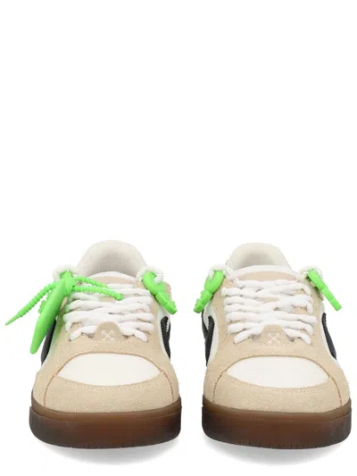 Off-white Vulcanized Low Sneakers In Neutral