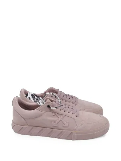 Pre-owned Off-white Vulcanized Low Sneakers In Pink