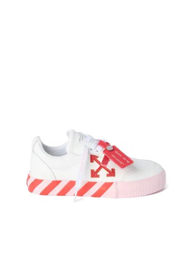 Off-white Vulcanized Low Sneakers In White