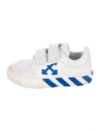 Pre-owned Off-white Kids' Vulcanized Low Top Sneakers In Blue/neutrals