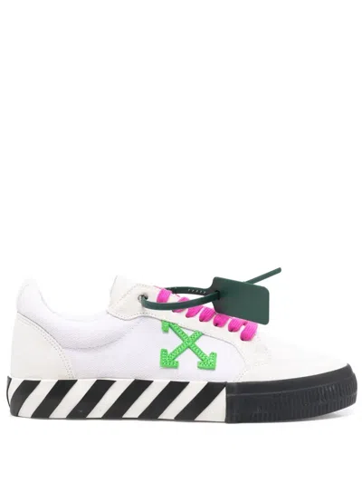 Off-white Vulcanized Low-top Sneakers In White