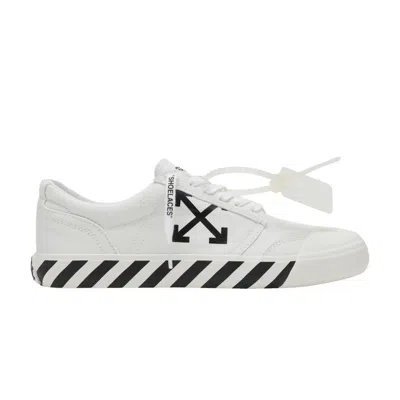 Pre-owned Off-white Vulcanized Sneaker 'white Black' | Men's Size 46