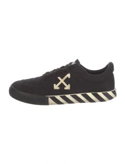 Pre-owned Off-white Vulcanized Sneakers In Black/pink