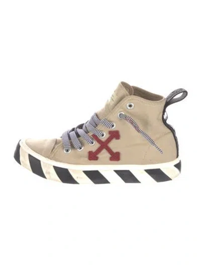 Pre-owned Off-white Vulcanized Sneakers In Neutral