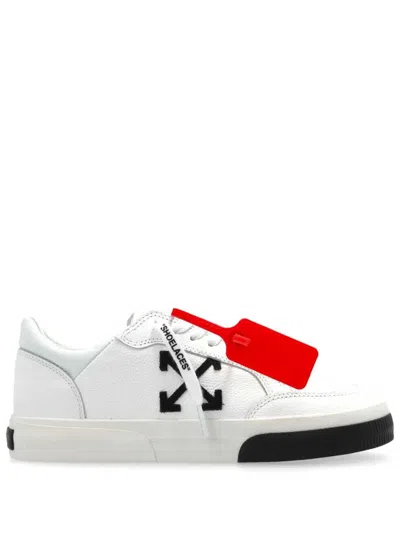 Off-white Vulcanized Sneakers In White