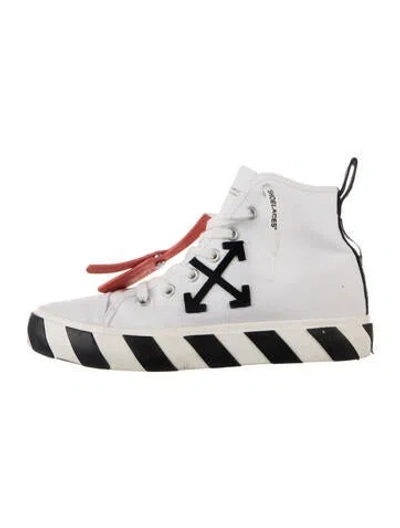 Pre-owned Off-white Vulcanized Sneakers In White