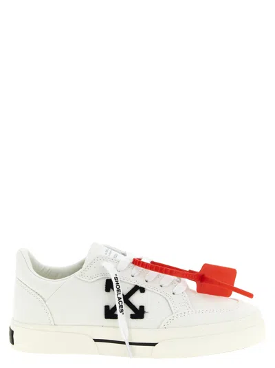 OFF-WHITE VULCANIZED SNEAKERS WHITE/BLACK