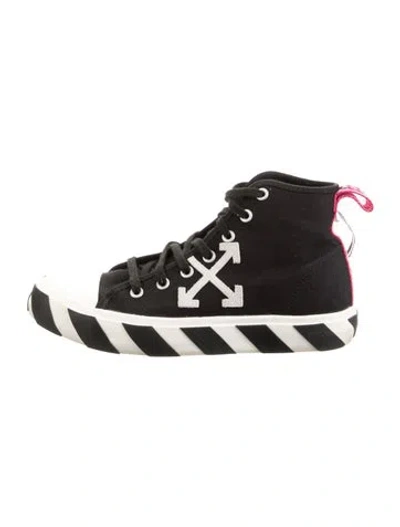Pre-owned Off-white Vulcanized Sole Sneakers In Black