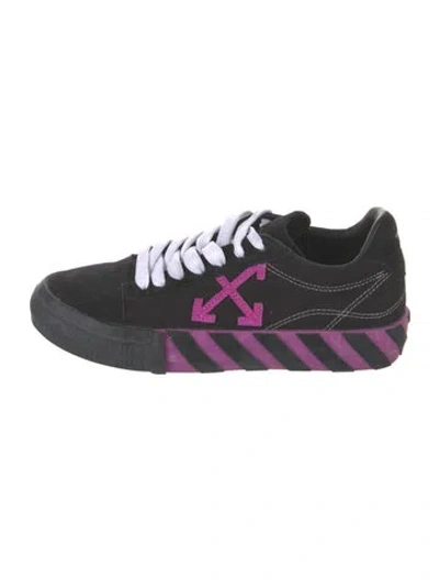 Pre-owned Off-white Vulcanized Sole Sneakers In Black