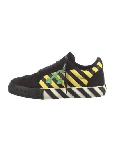 Pre-owned Off-white Vulcanized Sole Sneakers In Black