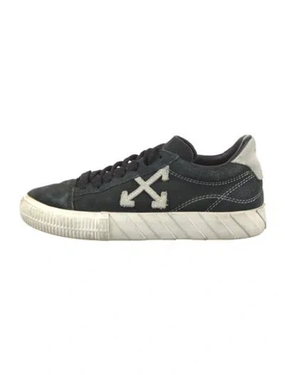 Pre-owned Off-white Vulcanized Sole Sneakers In Black