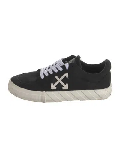 Pre-owned Off-white Vulcanized Sole Sneakers In Black