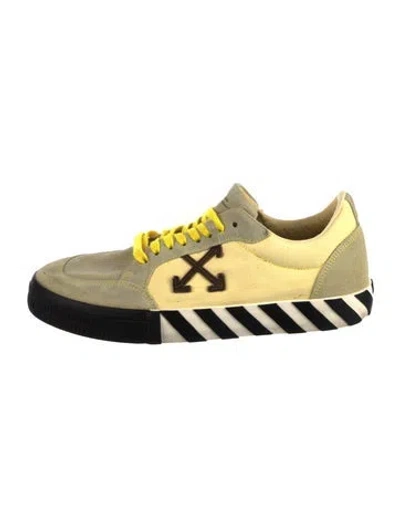 Pre-owned Off-white Vulcanized Sole Sneakers In Gold
