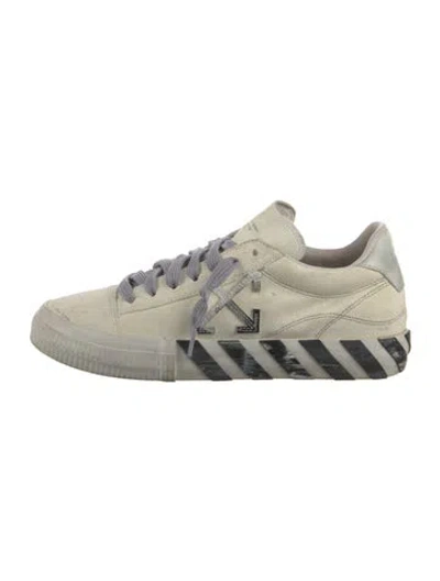 Pre-owned Off-white Vulcanized Sole Sneakers In Grey/neutrals