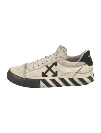 Pre-owned Off-white Vulcanized Sole Sneakers In Neutral