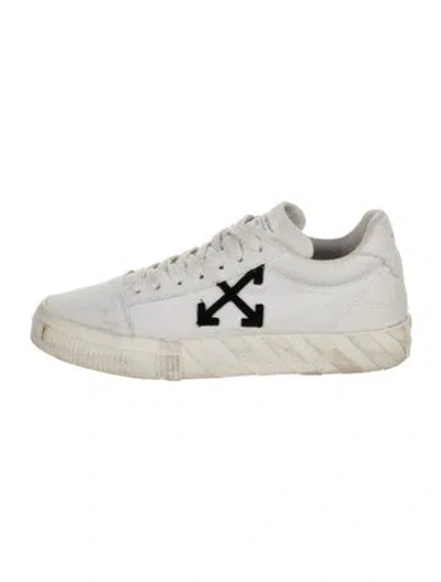 Pre-owned Off-white Vulcanized Sole Sneakers In White
